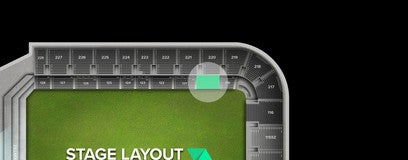 Seat view from Premium