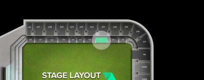 Seat view from Premium