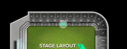 Seat view from Premium