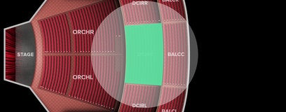 Seat view from Dress Circle