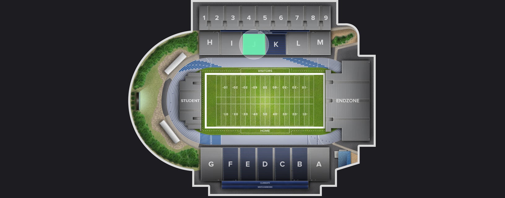 Seat view from Lower Sideline
