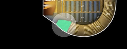 Seat view from Upper