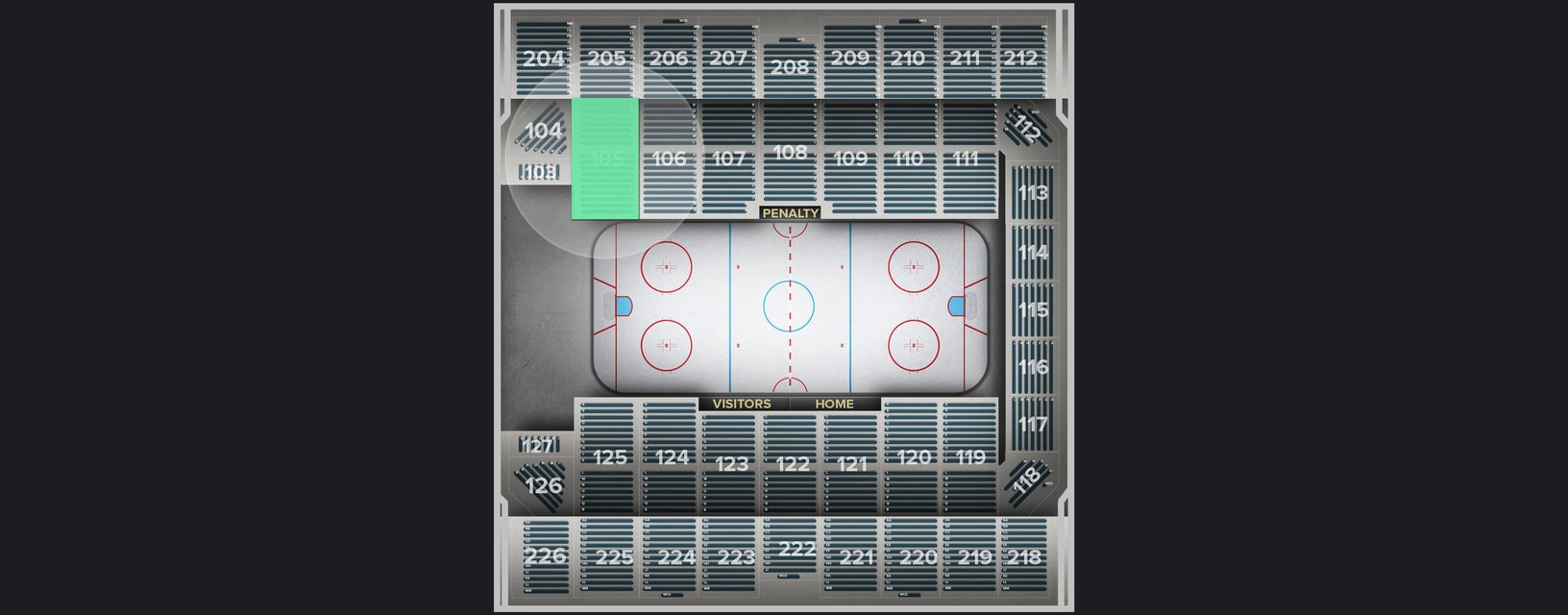 Seat view from Section