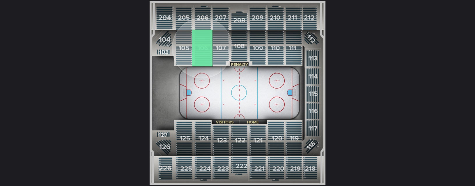 Seat view from Section