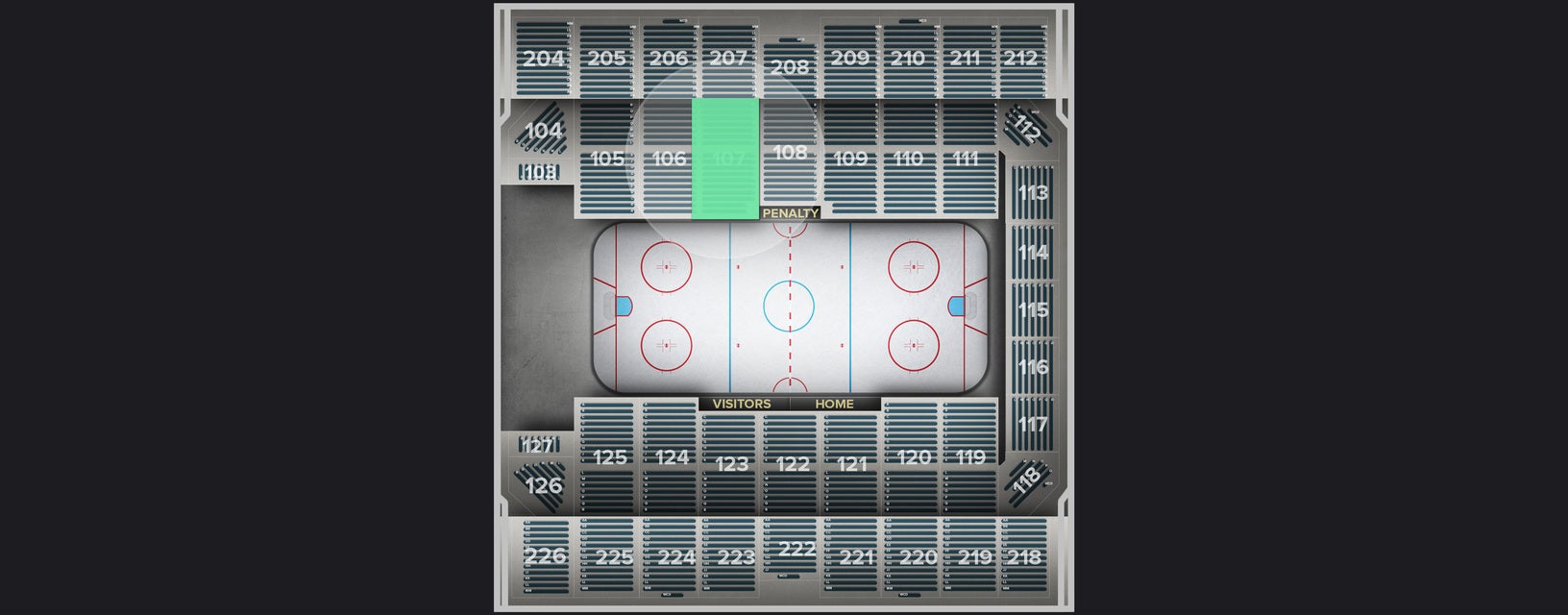 Seat view from Section