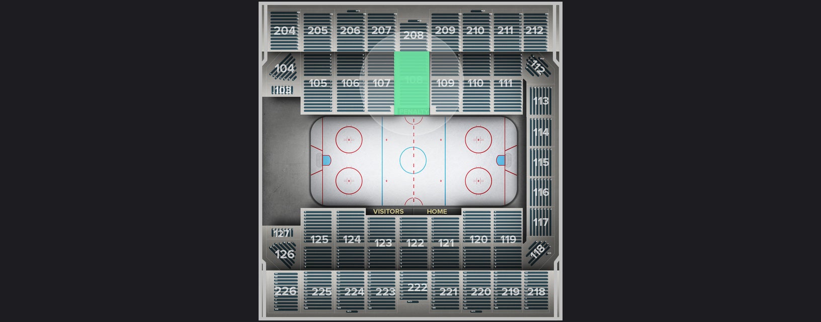 Seat view from Section