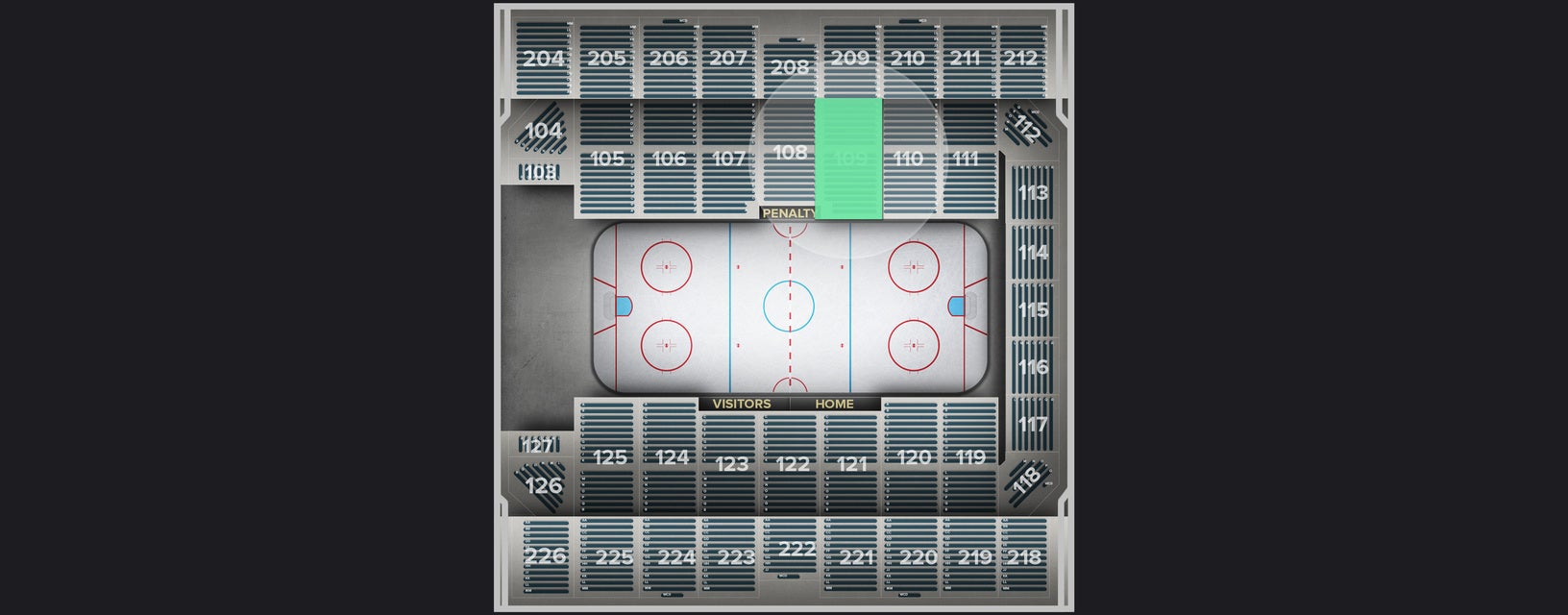 Seat view from Section