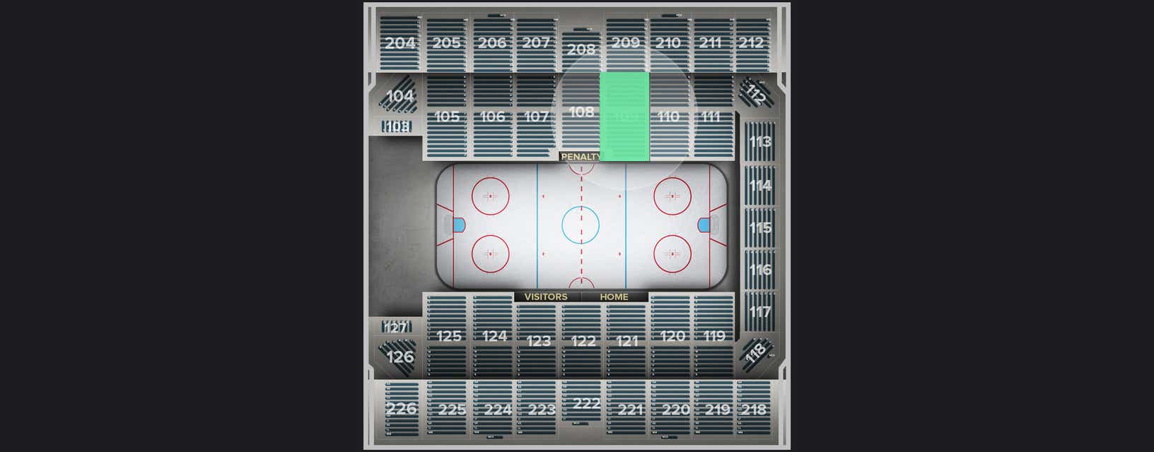 Seat view from Section