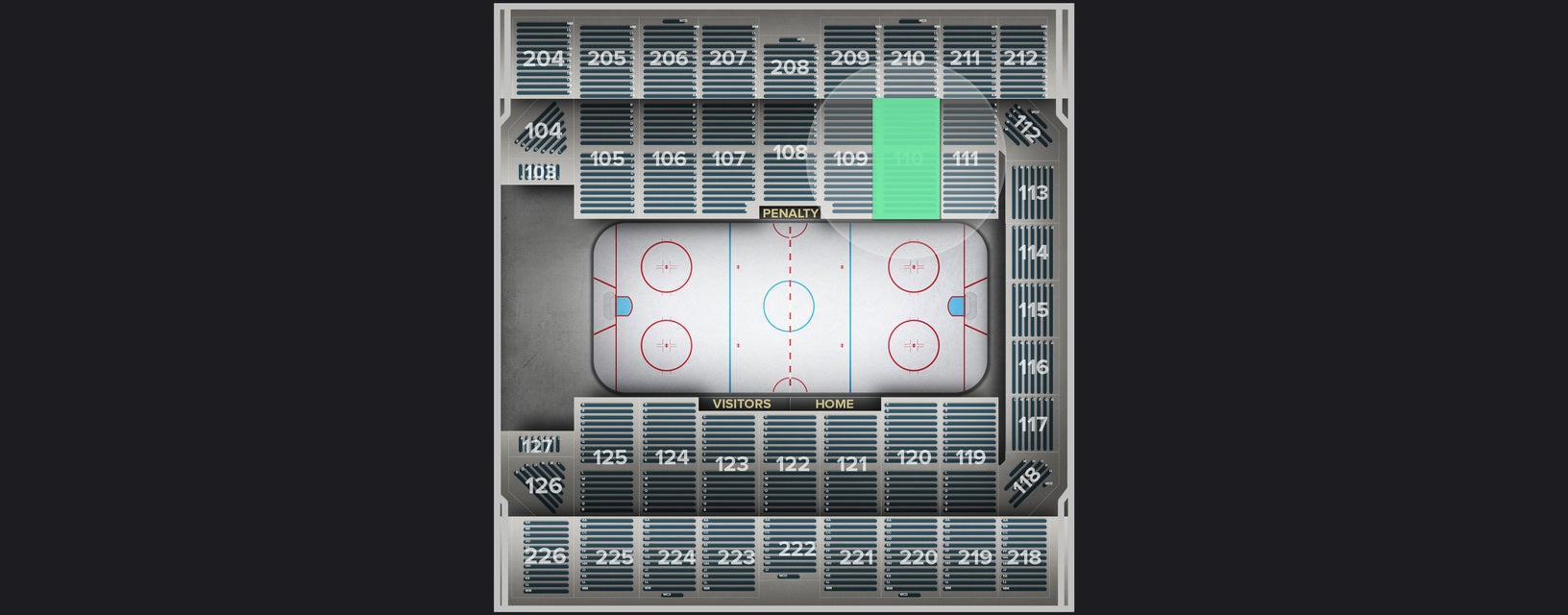 Seat view from Section