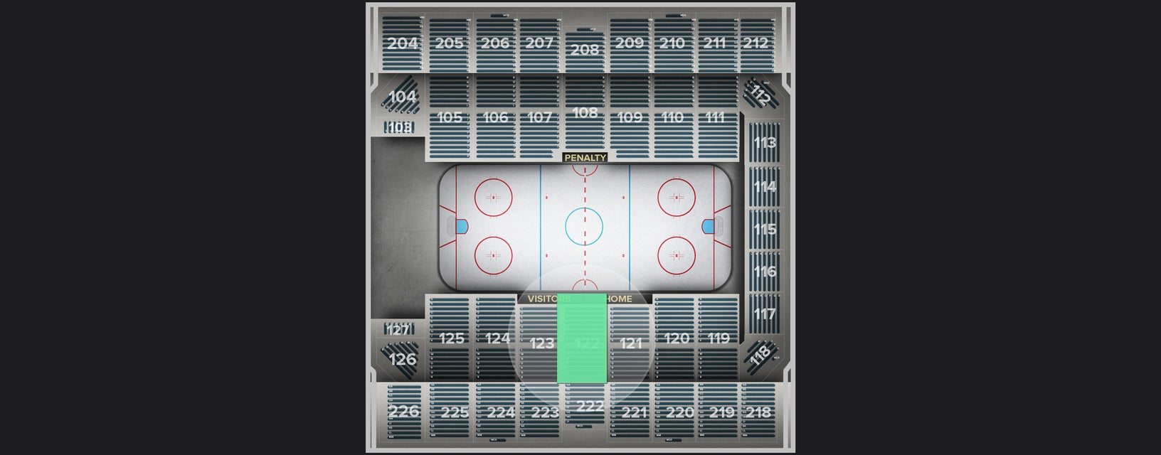 Seat view from Section