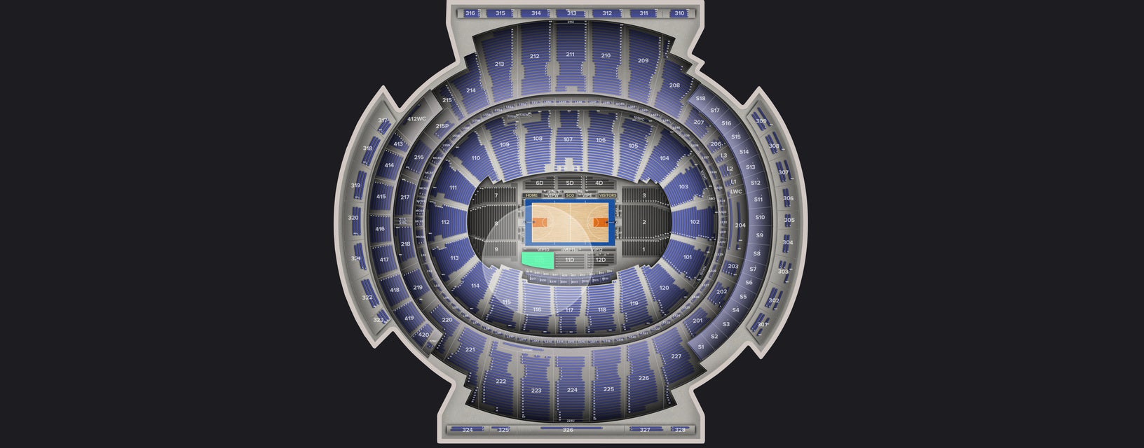 Seat view from Floor