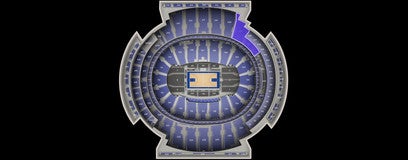 Seat view from 200 Level