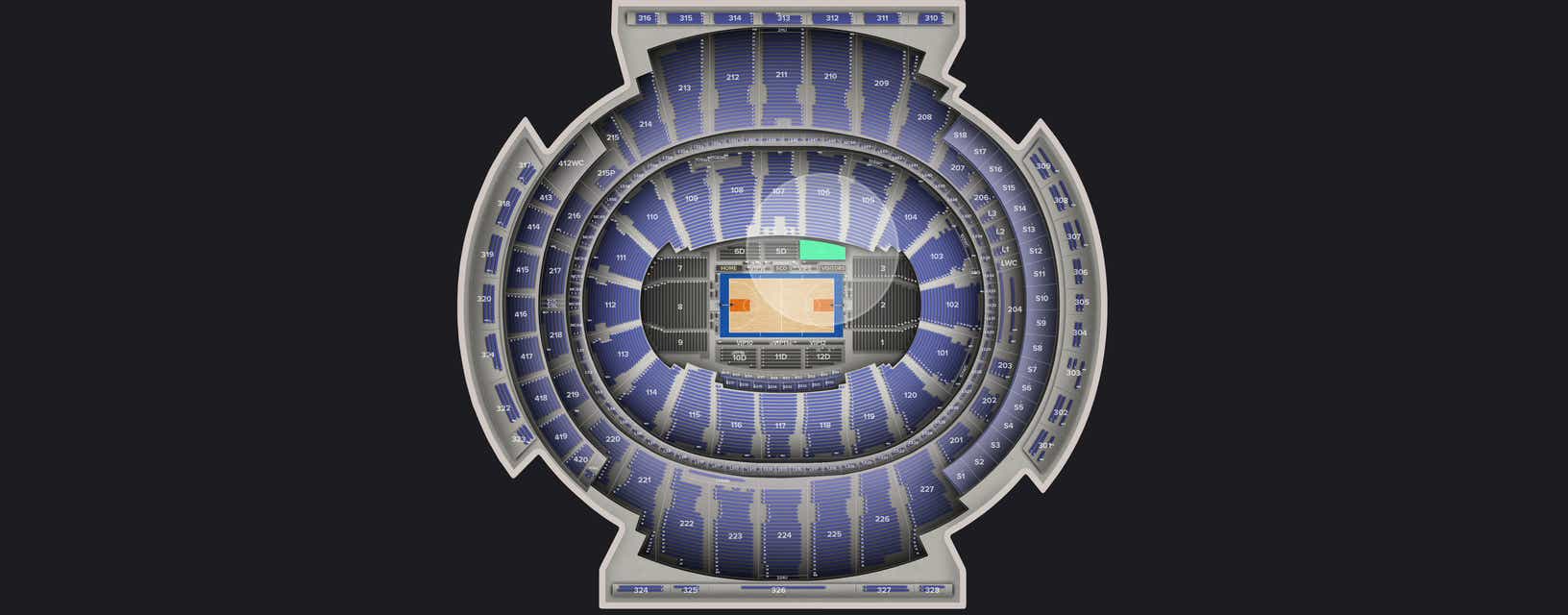 Seat view from Floor