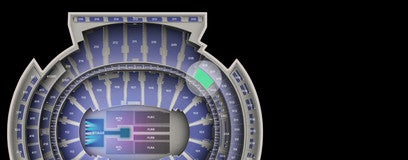 Seat view from Middle