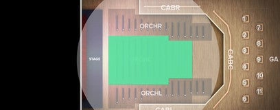 Seat view from Orchestra