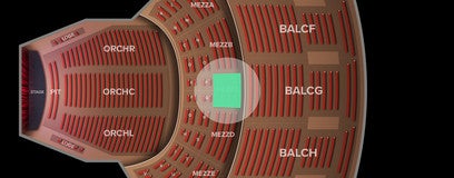 Seat view from Mezzanine