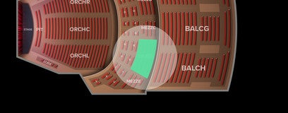 Seat view from Mezzanine