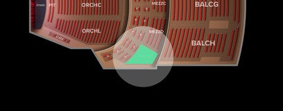 Seat view from Mezzanine