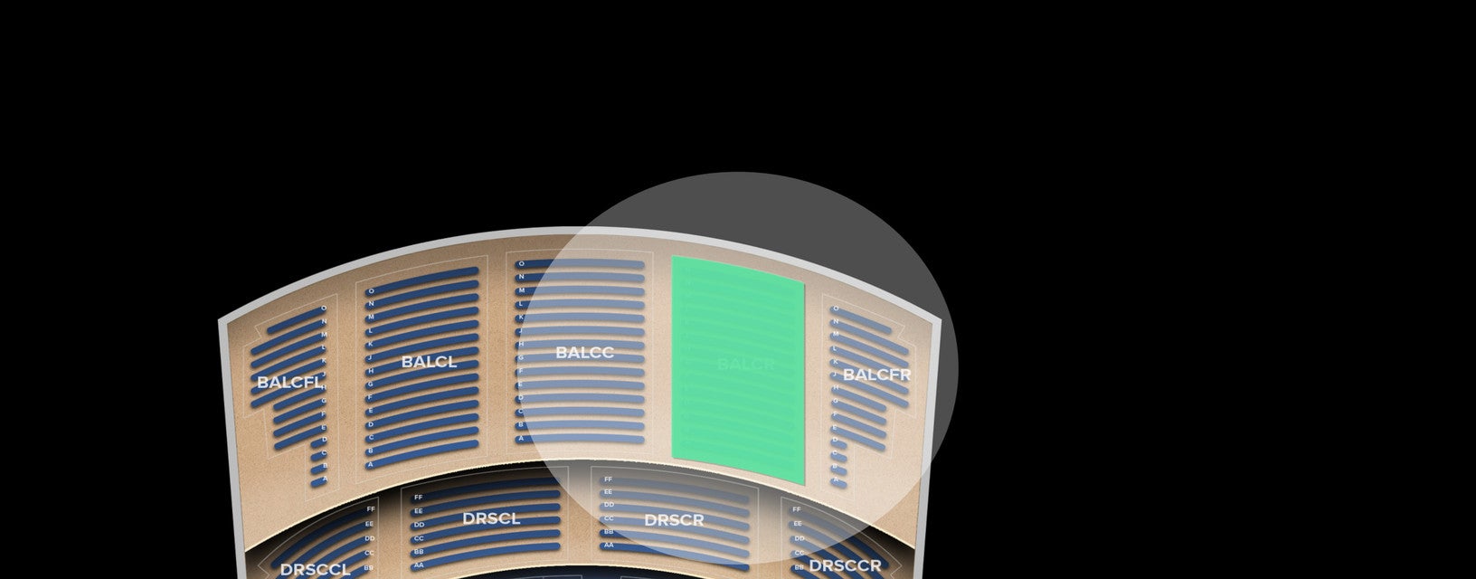 Seat view from Balcony Right
