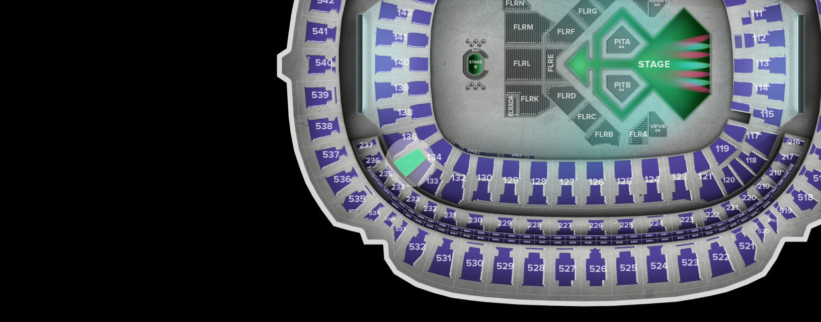Seat view from Lower Corner