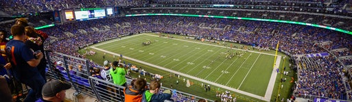 Seat view from Upper Sideline