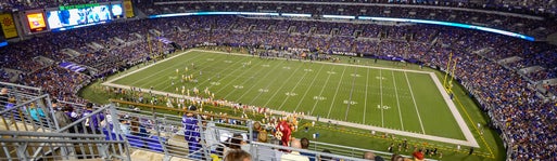 Seat view from Upper Sideline