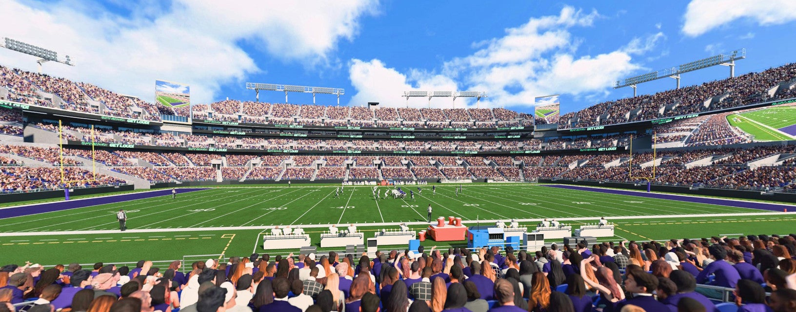 Seat view from Lower Midfield
