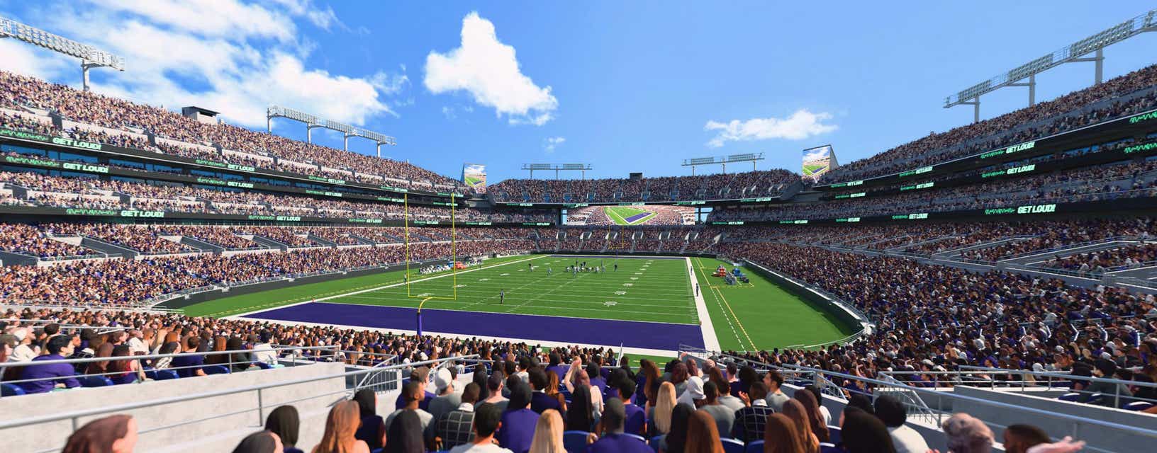 Seat view from Lower Endzone