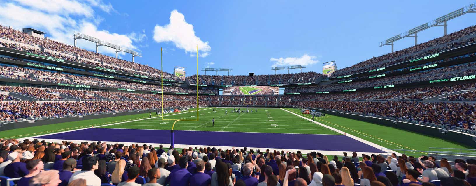 Seat view from Lower Endzone
