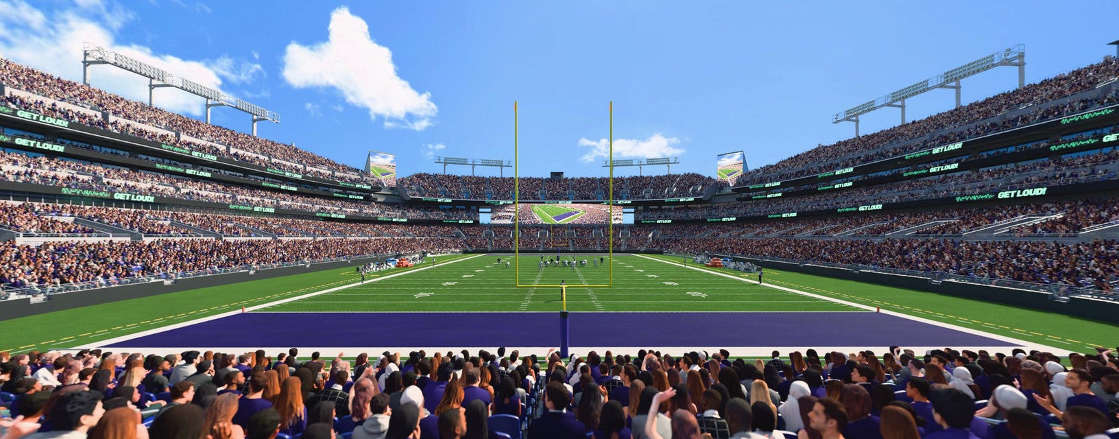 Seat view from Lower Endzone