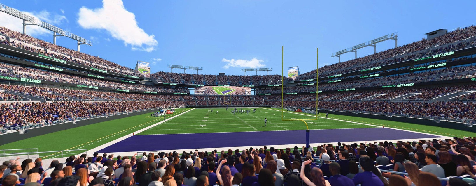 Seat view from Lower Endzone