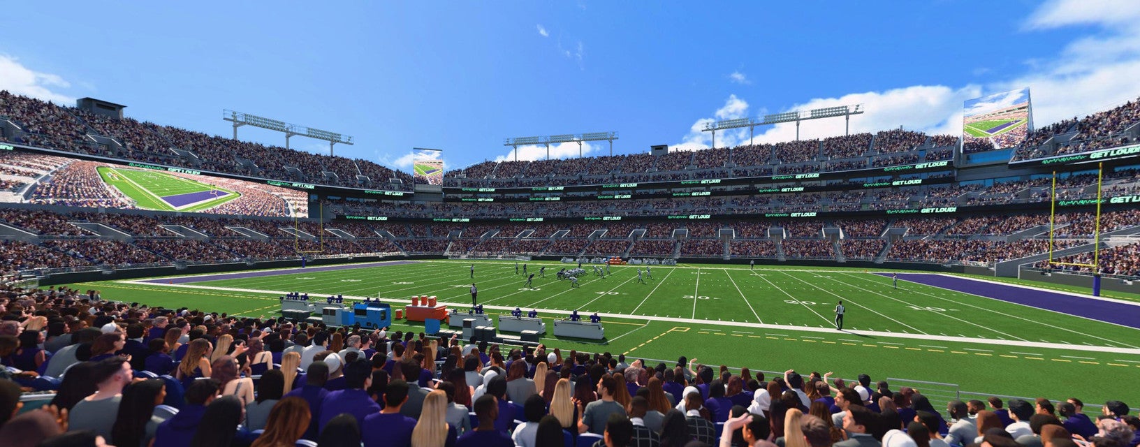 Seat view from Lower Midfield