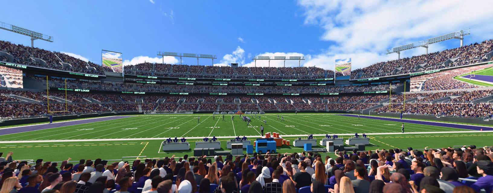 Seat view from Lower Midfield