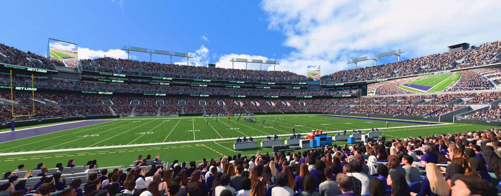 Seat view from Lower Midfield