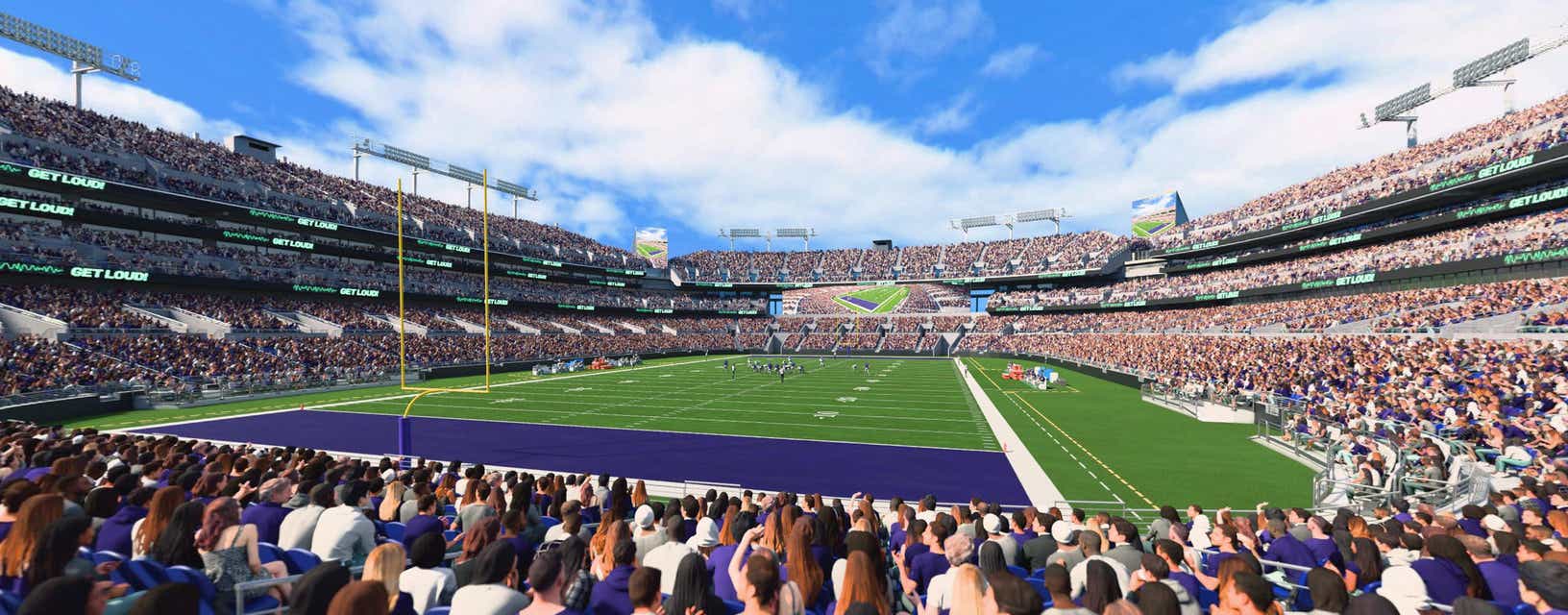 Seat view from Lower Endzone