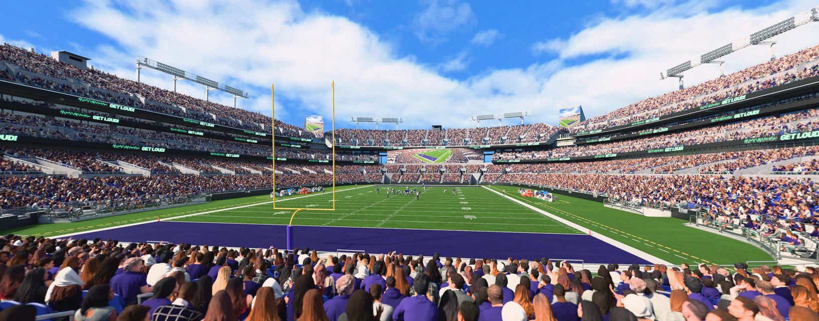 Seat view from Lower Endzone