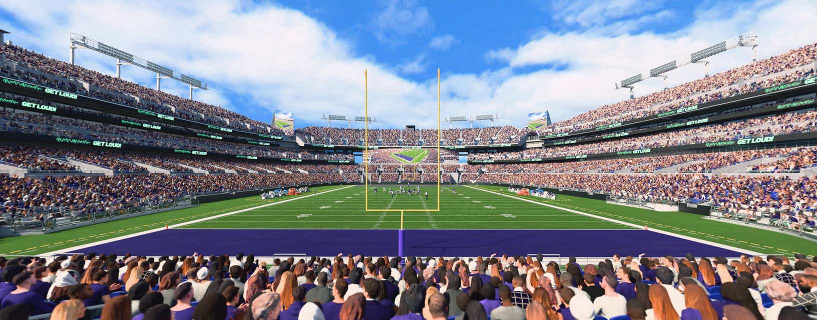 Seat view from Lower Endzone