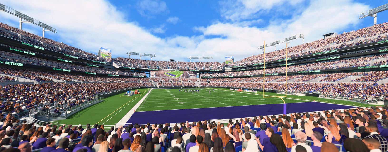 Seat view from Lower Endzone