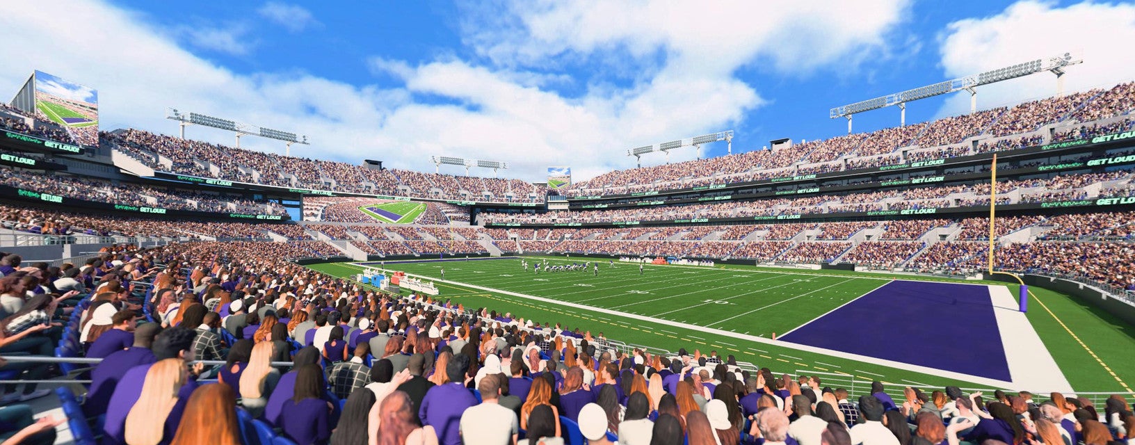 Seat view from Lower Sideline