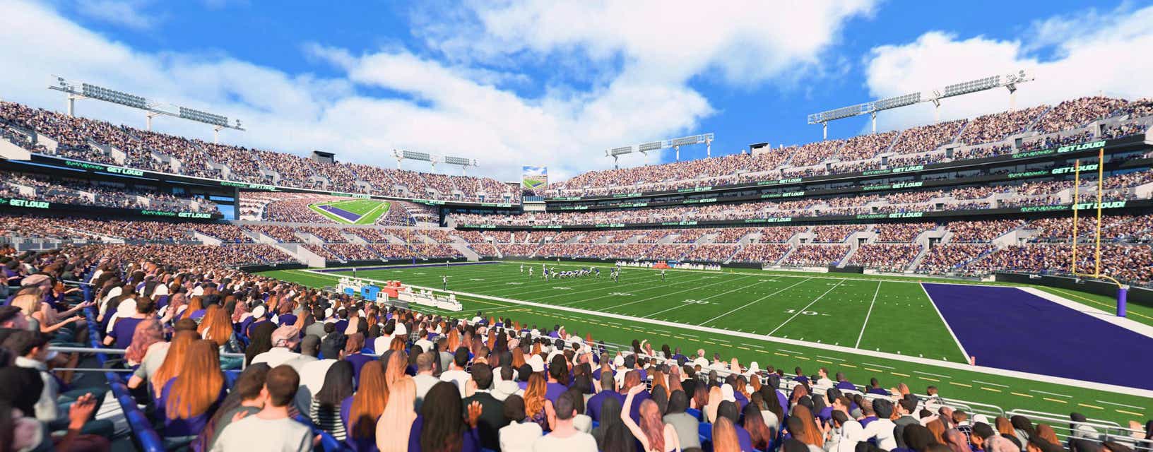Seat view from Lower Sideline