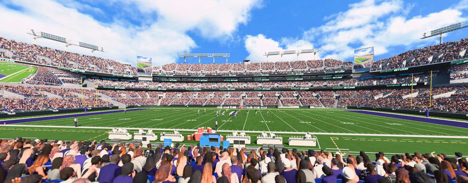 Seat view from Lower Midfield