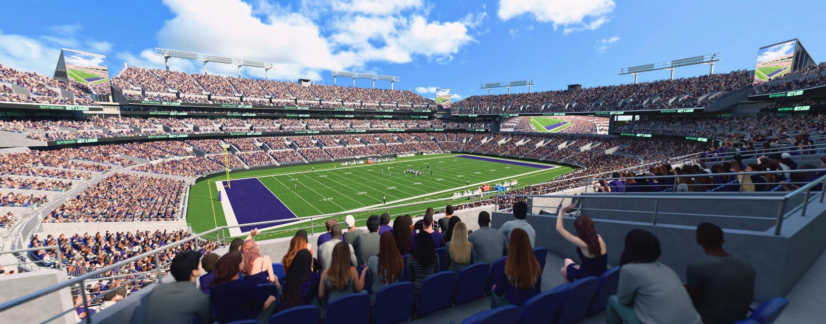 Seat view from Club
