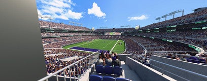 Seat view from Club
