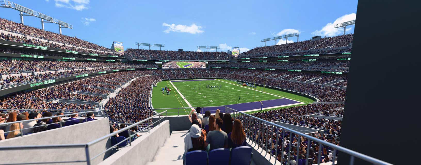 Seat view from Club