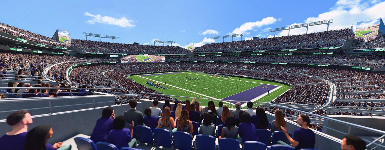 Seat view from Club