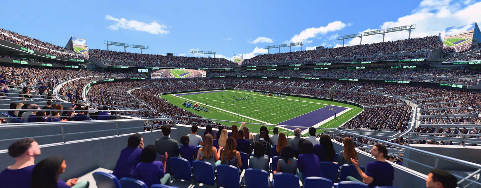 Seat view from Club