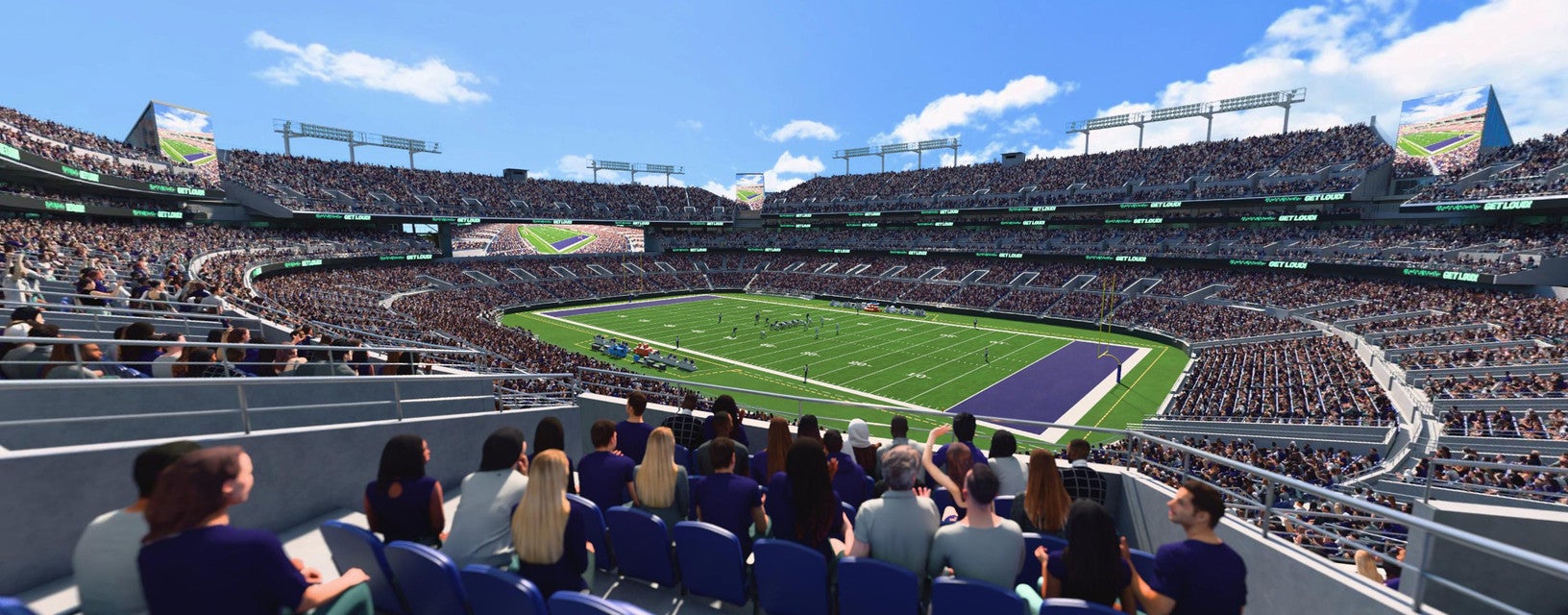 Seat view from Club
