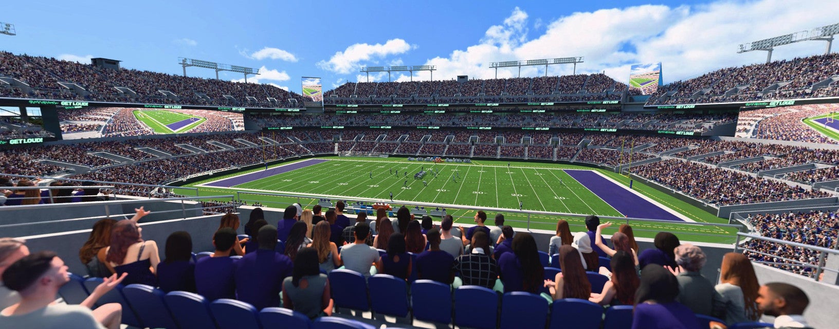 Seat view from Club