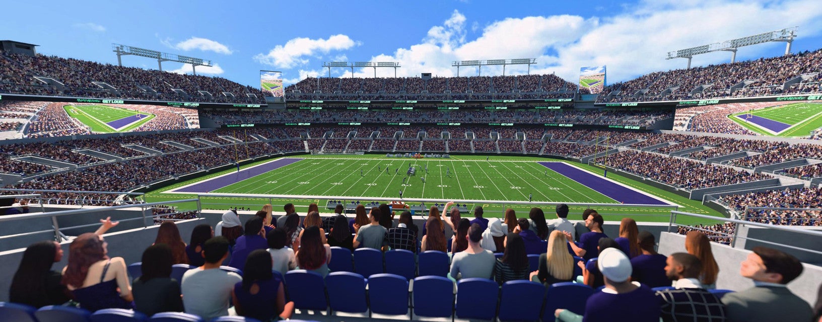 Seat view from Club