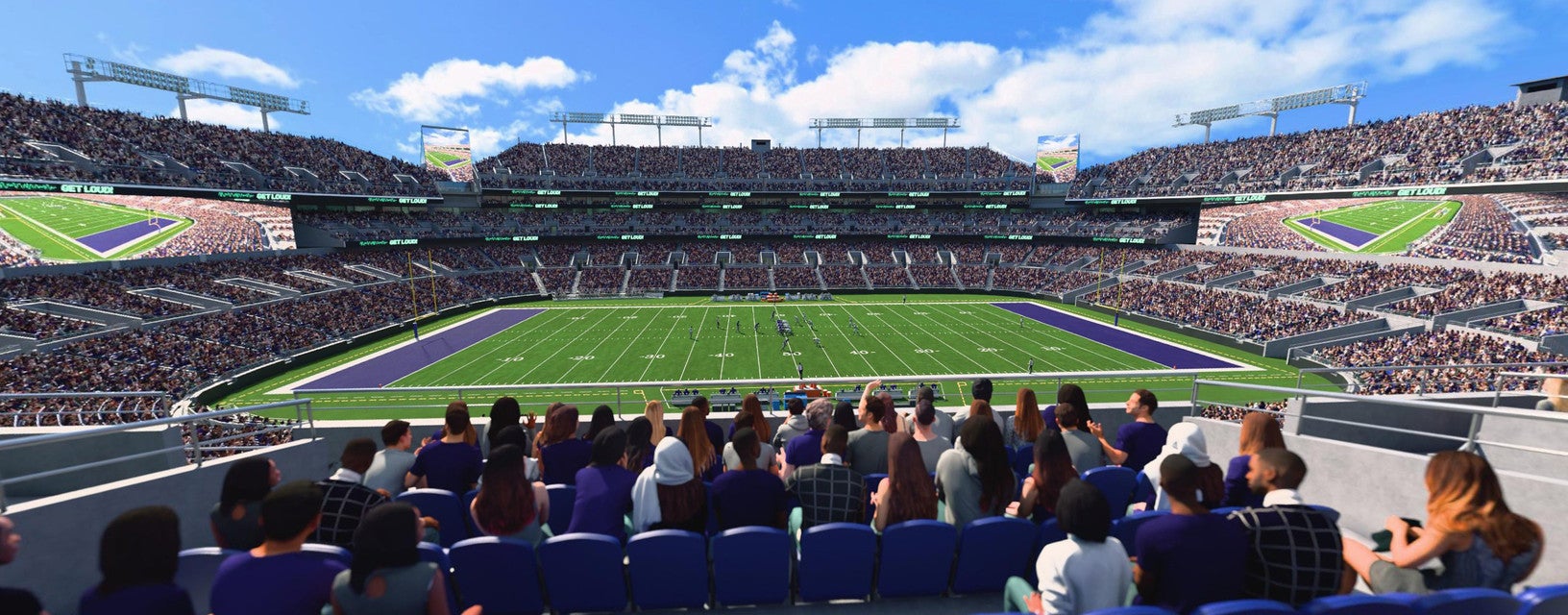 Seat view from Club
